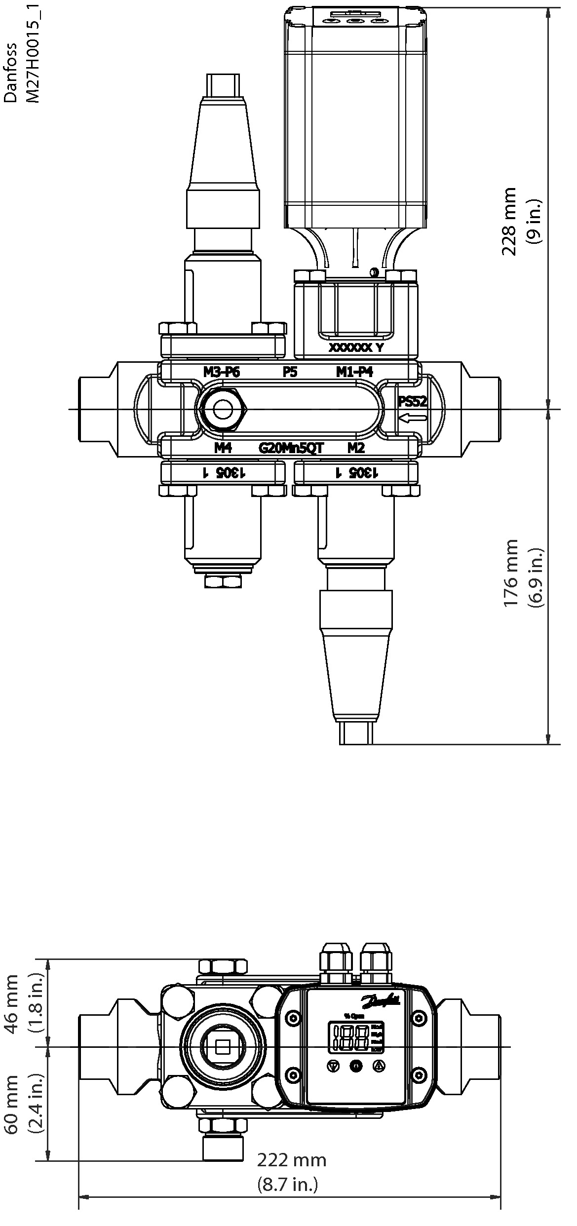 Danfoss ICF 20 — многофункциональные клапанные станции ICF 20-4-10 Клапан-регулятор универс-ный 027L3400  - Вид №2