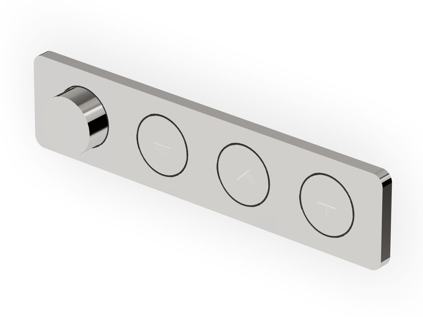 Термостатический смеситель для душа с 4 отверстиями Zucchetti Hoop ARCH-00009443