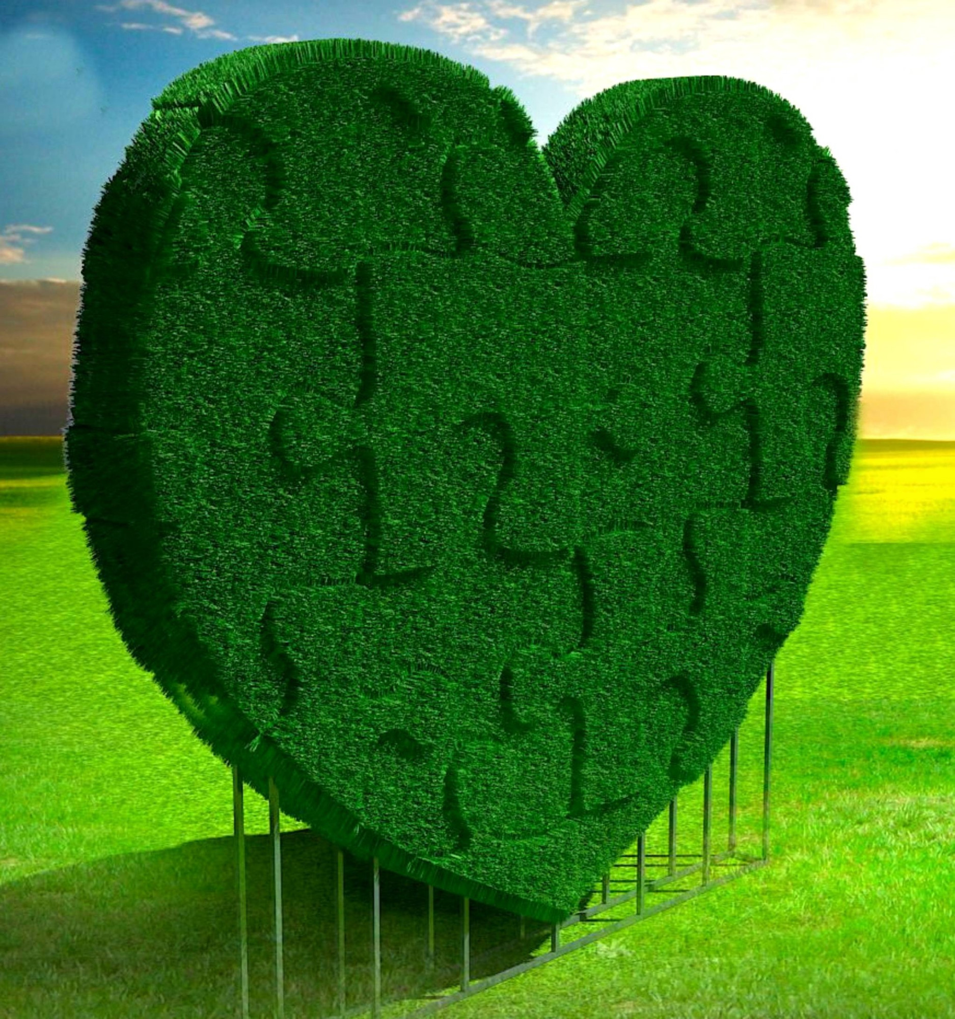 13868 СЕРДЦЕ Пазл, арт-объект LAB.Space 