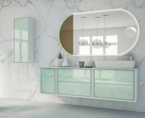 Мебель для ванной CEZARES BELLAGIO 175 Green Stone