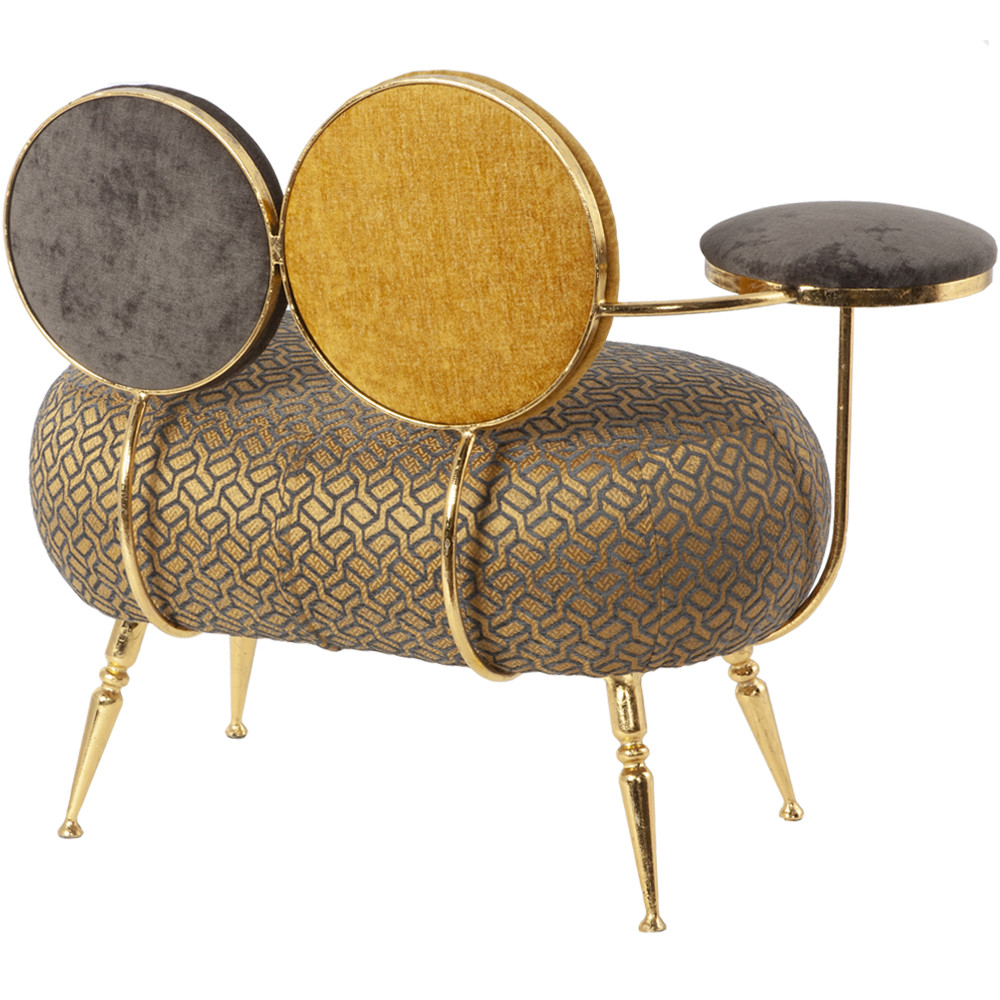 14041 Банкетка Пьяно Люкс Голд BOGACHO 4627174556148