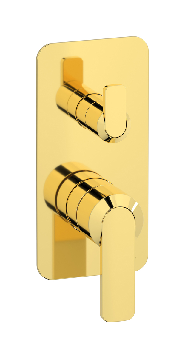 Внешние части встроенного в стену смесителя на 3 потребителя WE ARE IB c6312oo Gold C-67