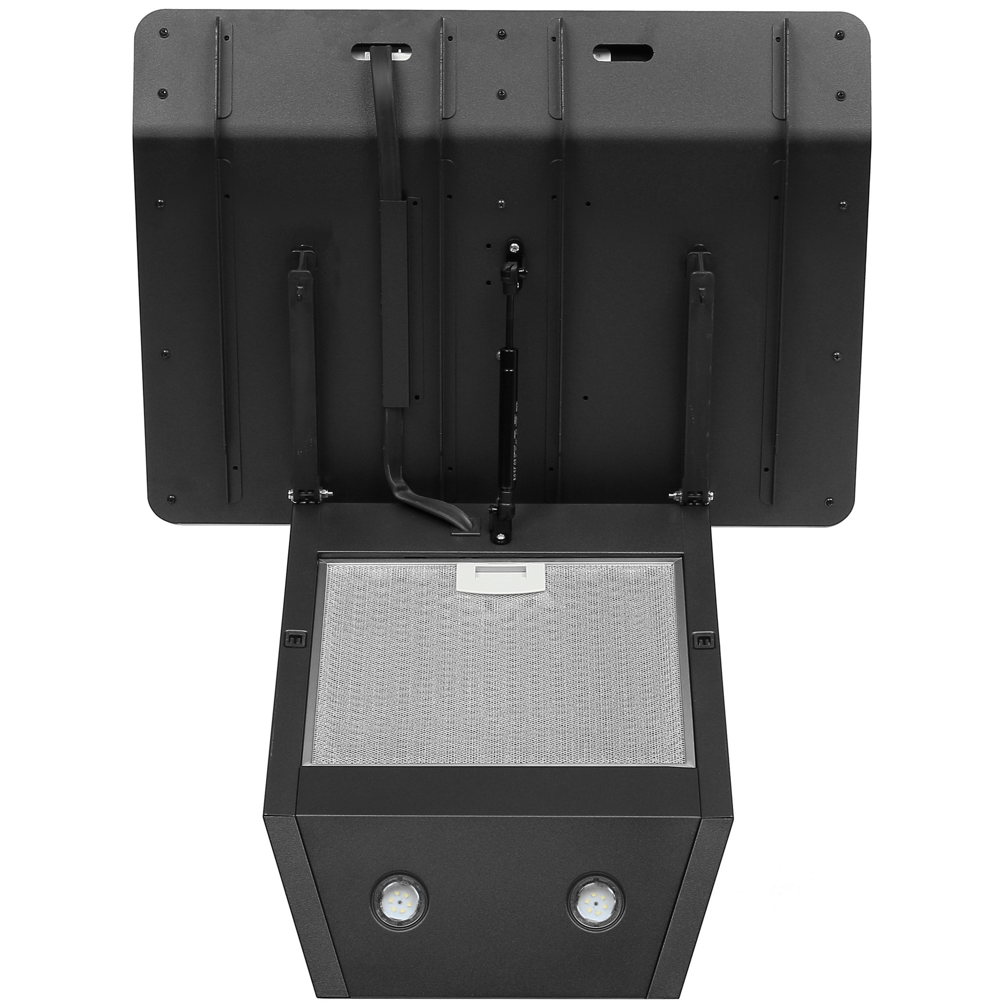 9046665 Вытяжка наклонная KRONA SATURN 600 DN BLACK 4S черный/черный STDN-0088386 - Вид №7