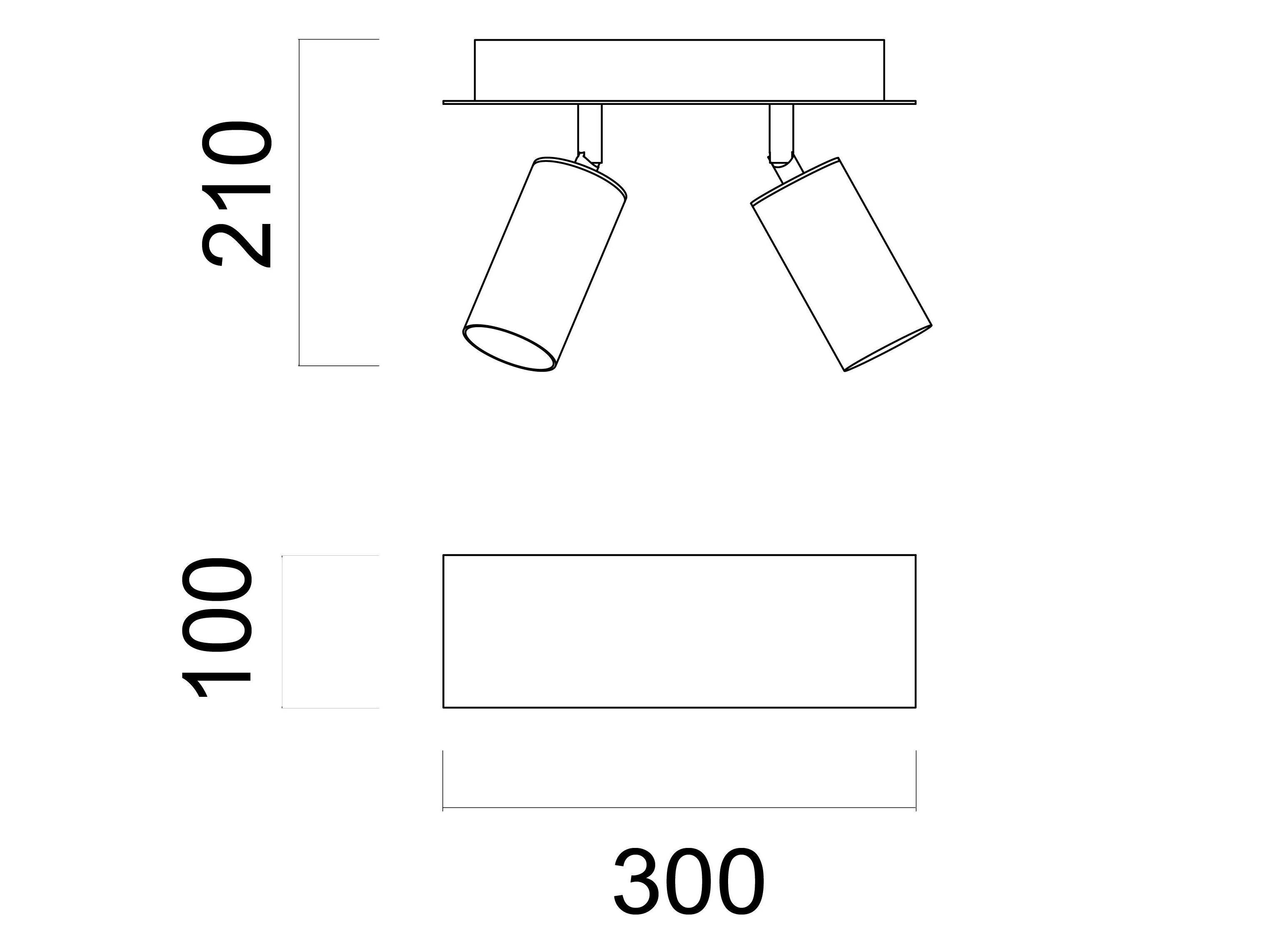 Несколько регулируемых потолочных прожекторов WayPoint форма ARCH-00027627 - Вид №12