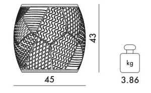 Стул / журнальный столик из инженерного пластика Kartell ROY ARCH-00111650 - Вид №28