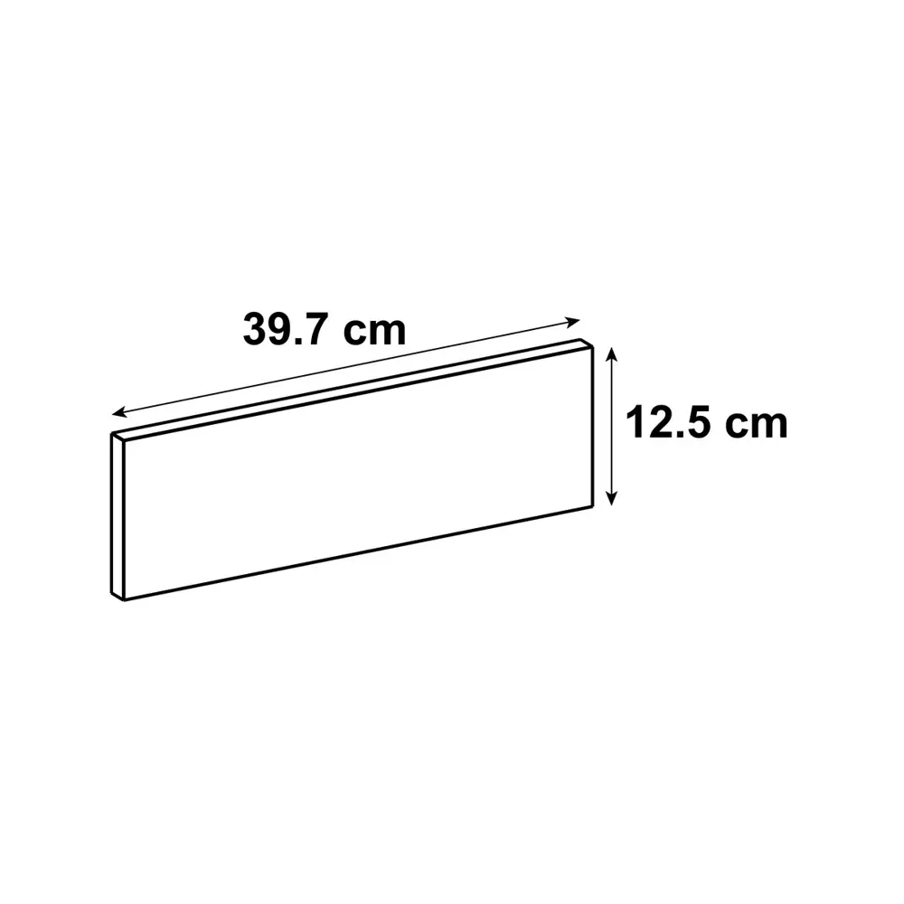 Фасад для кухонного ящика Пласт 39.7x12.5 см Delinia ID ЛДСП цвет серый 82010201 STLM-2035714 - Вид №9