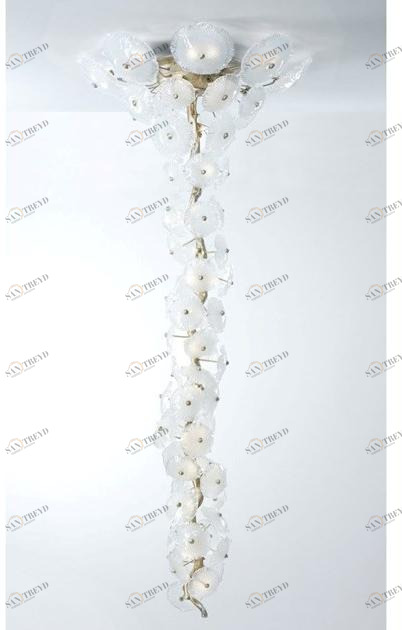 Serip Подвесной светильник из бронзы ручной работы Nenufar Ct3229/53