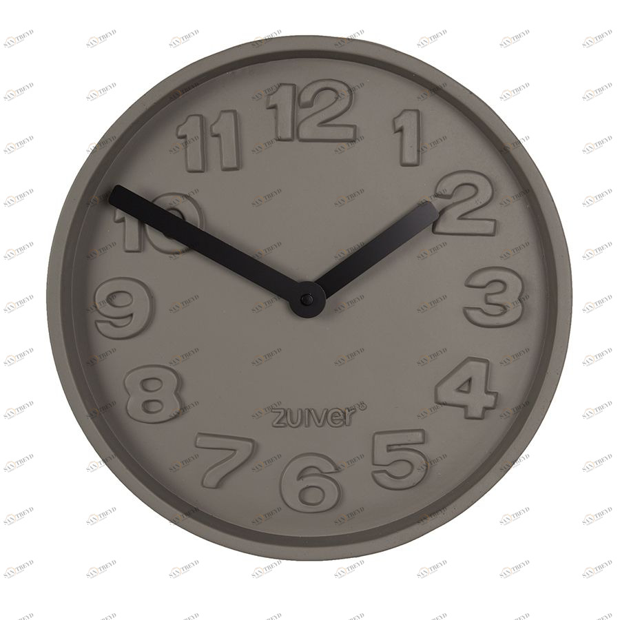 Часы Concrete Time серые Zuiver 8500028