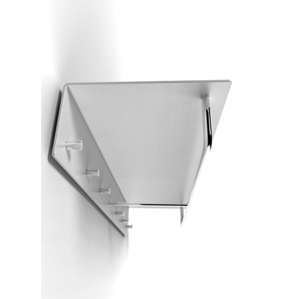 FROST Вешалка для верхней одежды UNU 1000 » белая / полированная Алюминий / нержавеющая сталь Белый / полированный U4017-W  - Вид №4