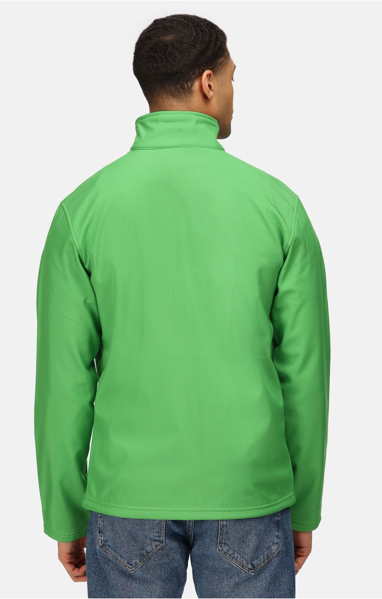 5046554 Куртка РЕГАТТА ПРОФЕШИОНАЛ ОКТАГОН II софтшел салатово/черная  Зимняя спецодежда  размер 66-68(4ХL)  - Вид №2