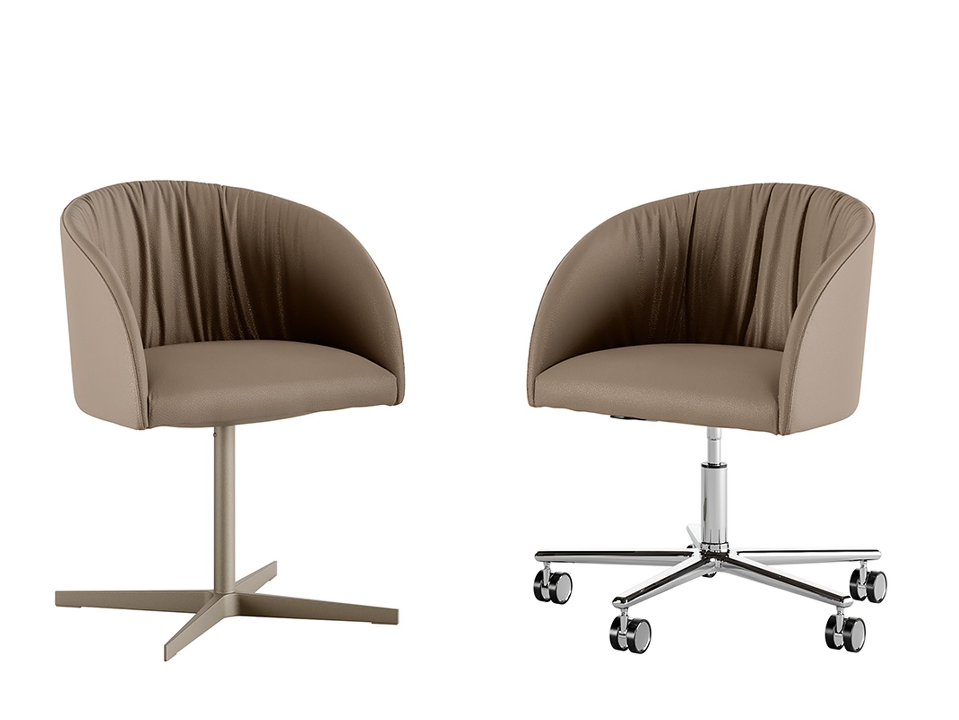 Кожаный спиц поворотный стул EFORMA Вулкан ARCH-00103599 - Вид №1