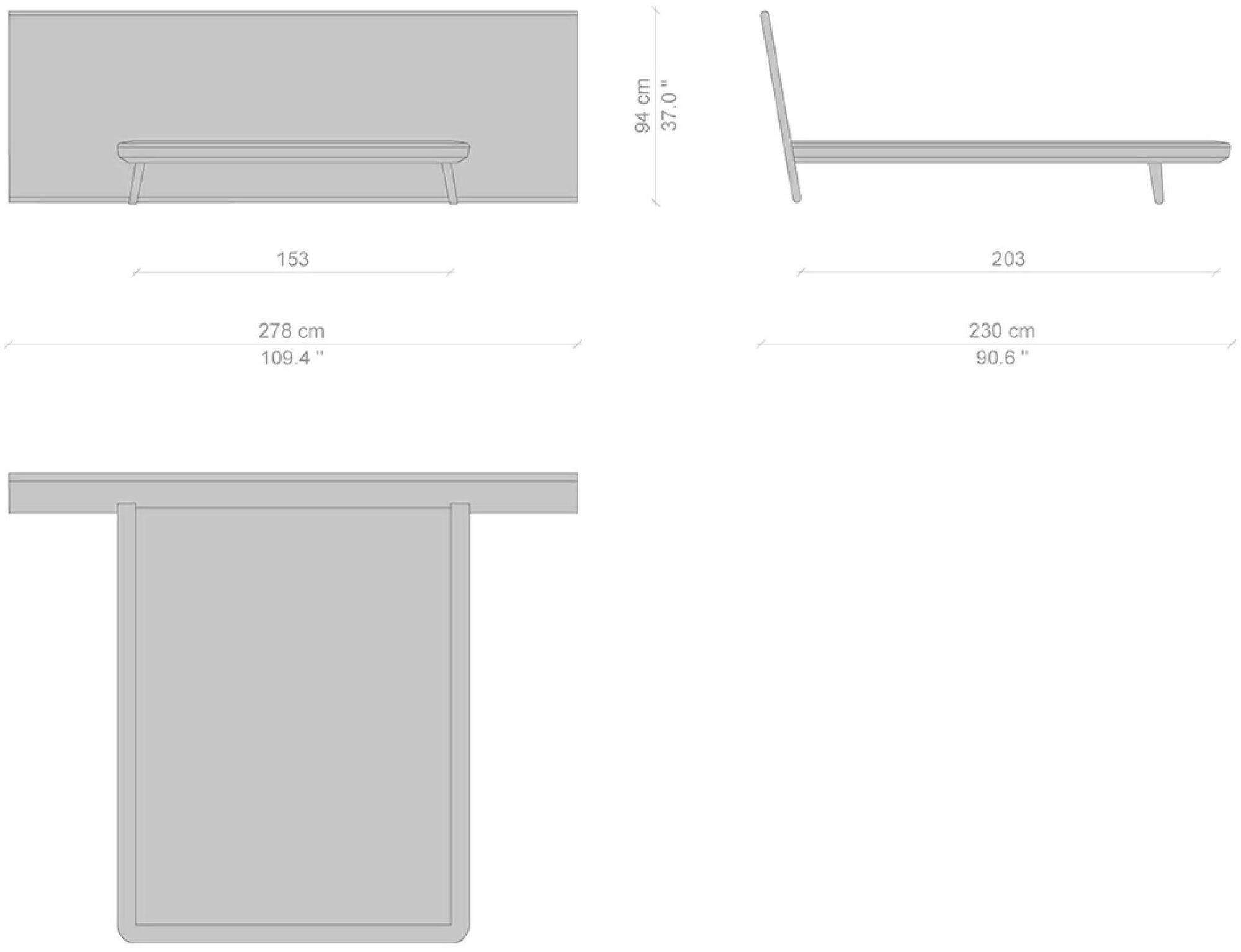 Cassina Кровать с изголовьем из ясеня  L42  - Вид №32