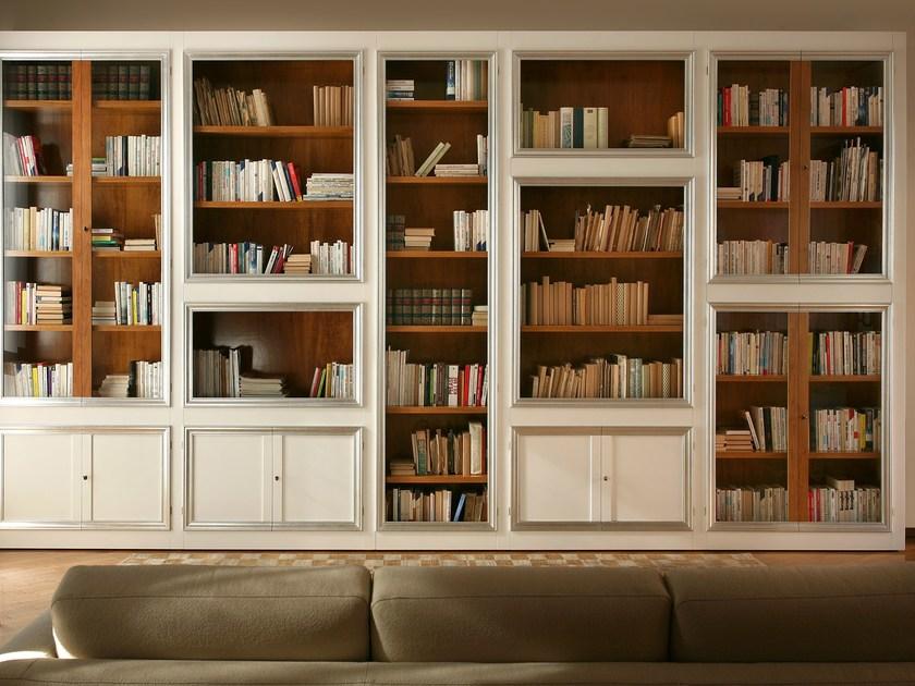 Morelato Модульный книжный шкаф вишня Maschera Art. fs3510178 - Вид №3