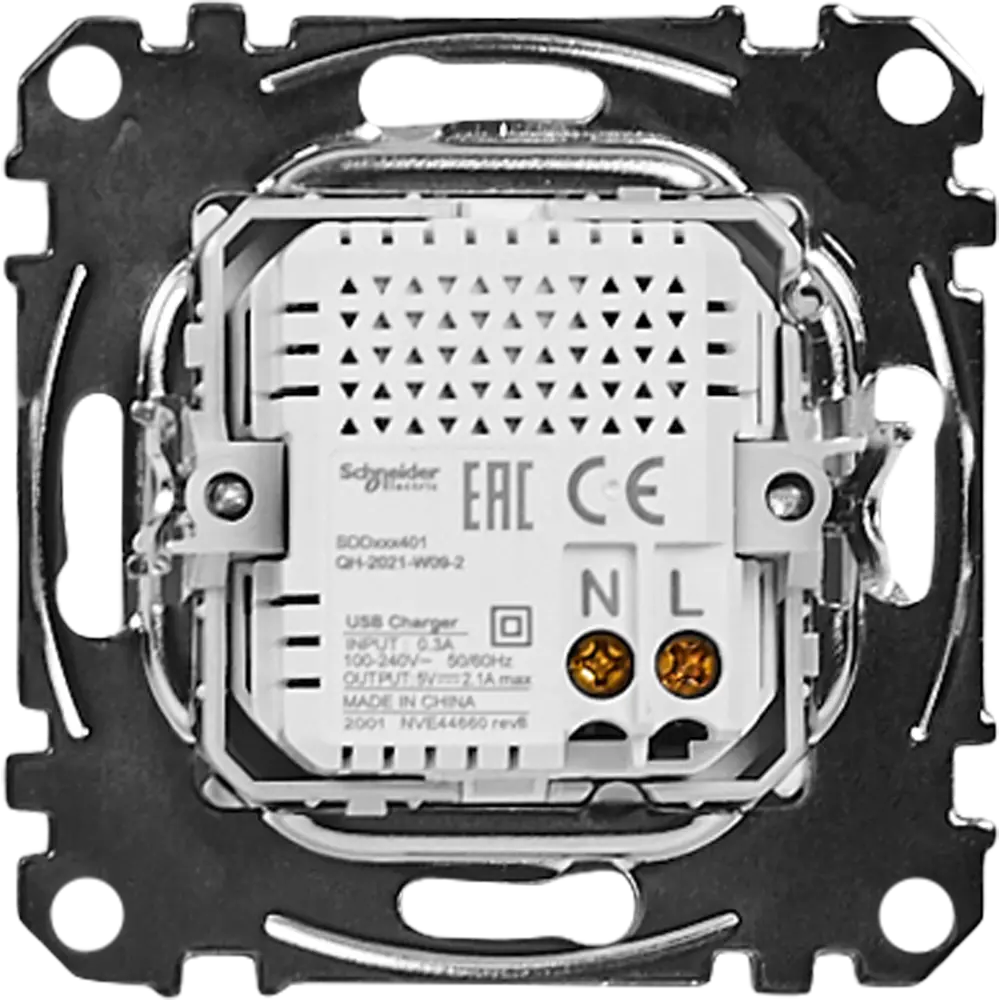 Розетка USB встраиваемая Systeme Electric Sedna, цвет антрацит STLM-2162415 - Вид №3