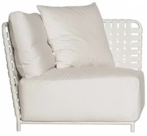 Gervasoni Модульное угловое садовое кресло из ткани Gervasoni outdoor