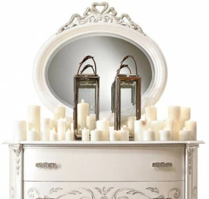 Barnini Oseo Овальное зеркало из дерева с настенной рамой Fashion time Ft105