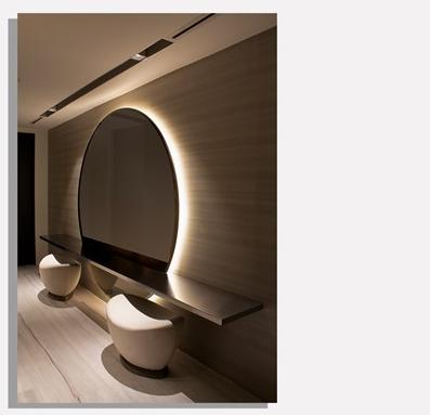 MORADA Металлическое зеркало с полкой для входа Rondito Rondito mirco - Вид №1