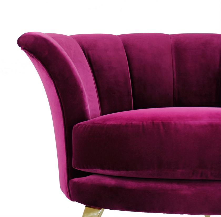 KOKET Мягкое бархатное кресло с подлокотниками Besame sun-id-1461446 - Вид №5