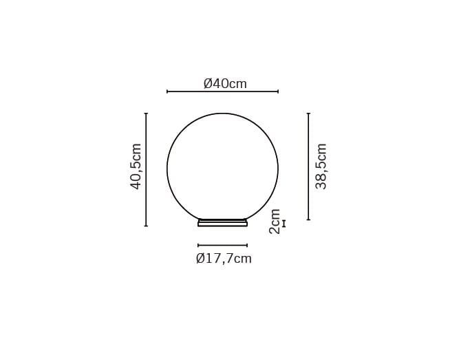 Настольная лампа из дутого стекла Fabbian Lumi Sphere ARCH-00024485 - Вид №10