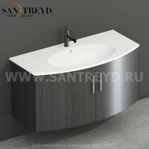 MDMA10Y6093 Тумба с двумя створками 98 см серая Globo 4ALL Италия