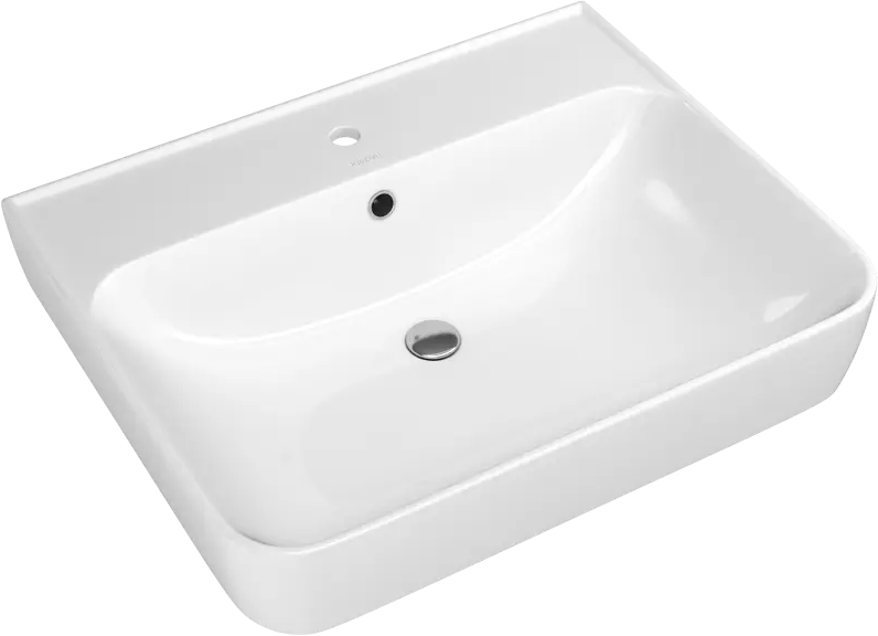 KIROVIT Олимпия — фарфоровая раковина с полочкой для ванной 89373200