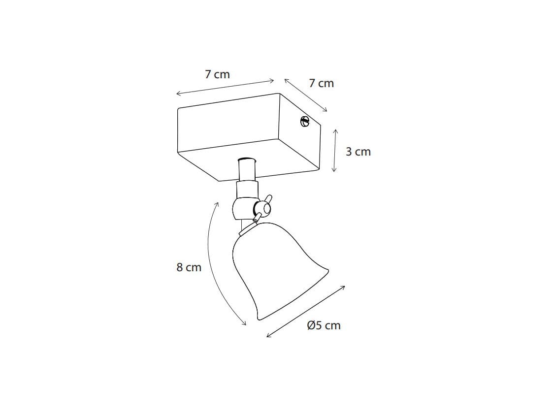 Регулируемый потолочный латунный светодиодный прожектор Authentage Lighting Fleure ARCH-00030808 - Вид №2