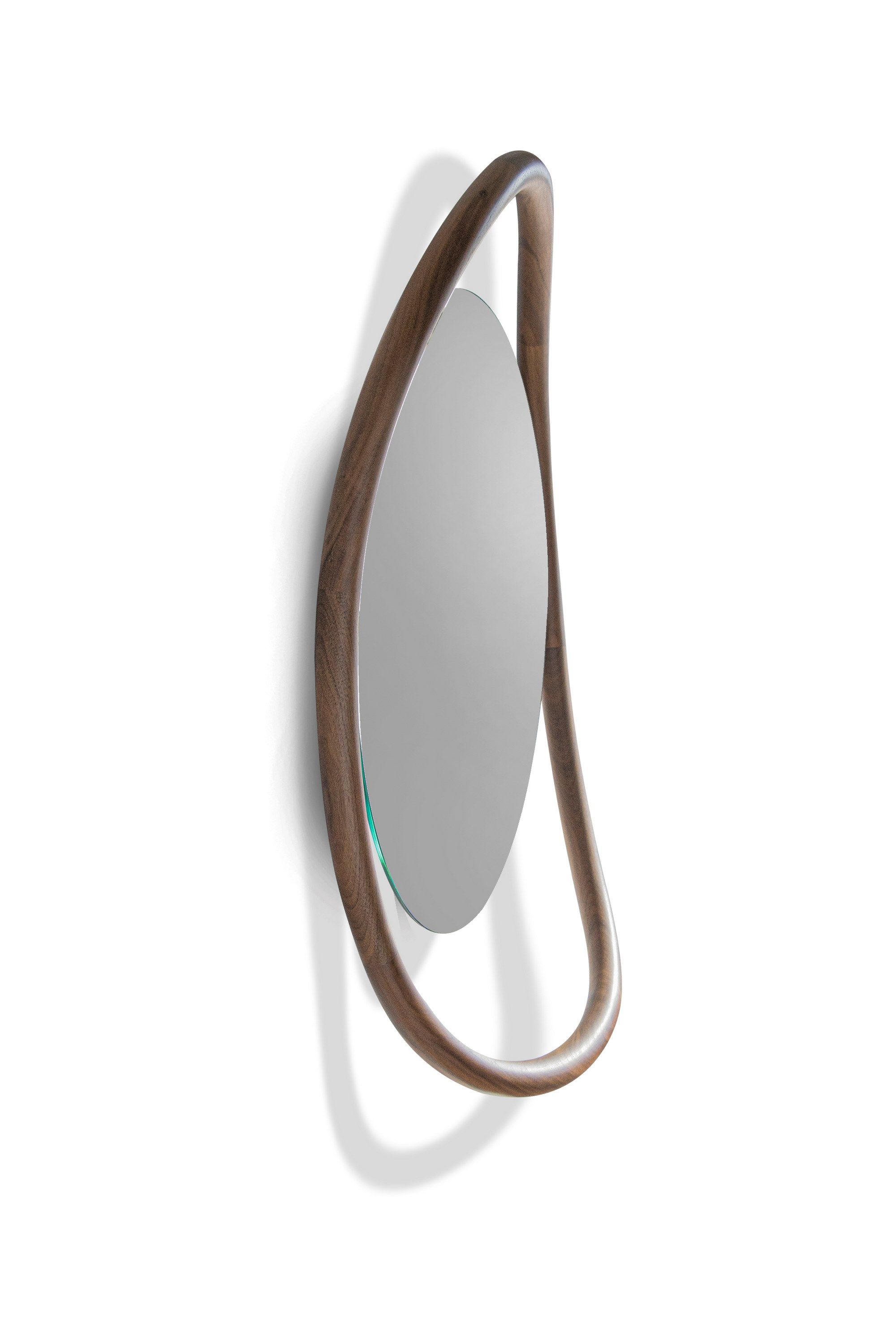 Круглый орех зеркало с рамкой NOMON Unut ARCH-00104783 - Вид №1