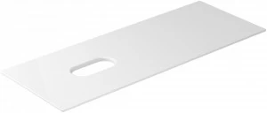 Полка керамическая с отверстием SX-DX (двусторонняя) 121x46 Белый 2055 GALASSIA Tabulae