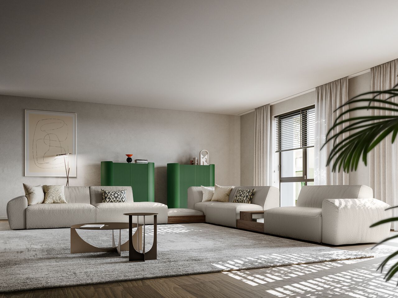 Секционный диван из ткани Santalucia Mobili EVAN ARCH-00113205 - Вид №2