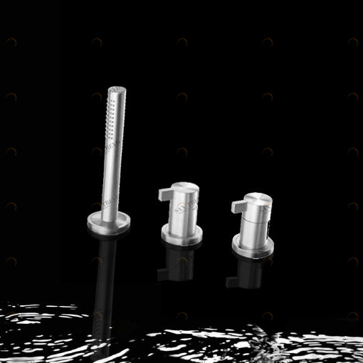 Смеситель набортный для ванны KITTXQV3T_IXL Geda Nextage Toox без излива KITTXQV3TIXL