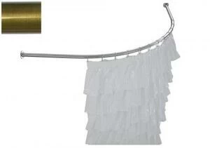 Карниз для ванны Aquanet Arona полукруглый 150x150 бронза