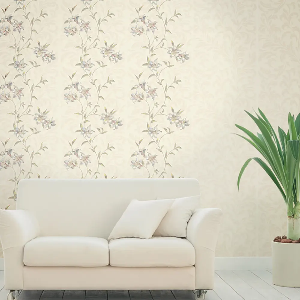 Обои бумажные Elysium Лилиана белые 0.53 м 27800 STLM-2155757 - Вид №3