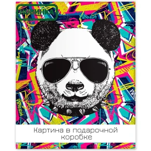 Картина на холсте Граффити панда 40x50 см 85394545 STLM-2020162
