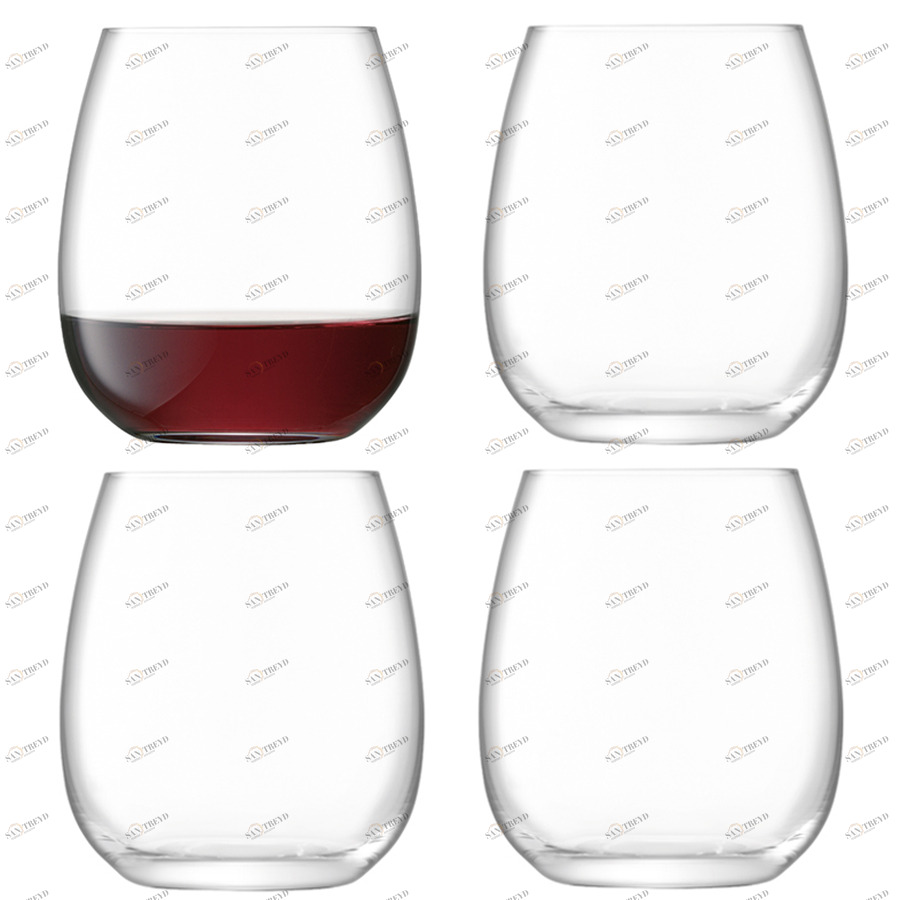 Набор из 4 бокалов borough 455 мл LSA INTERNATIONAL ДИЗАЙНЕРСКИЕ 00-3894753 Прозрачный 