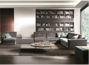 Former In Italia Модульный угловой диван в бархате Parioli