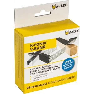 Лента звукоизоляционная K-Fonik V-Band 0.006x0.03x1