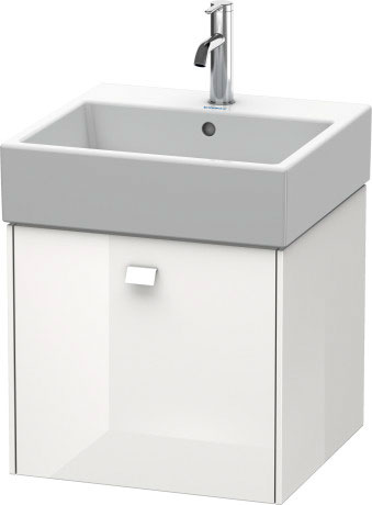 BR405204949 Тумбочка подвесная Brioso #BR4052 484 x 459 мм Графит матовый, декор Duravit - Вид №2