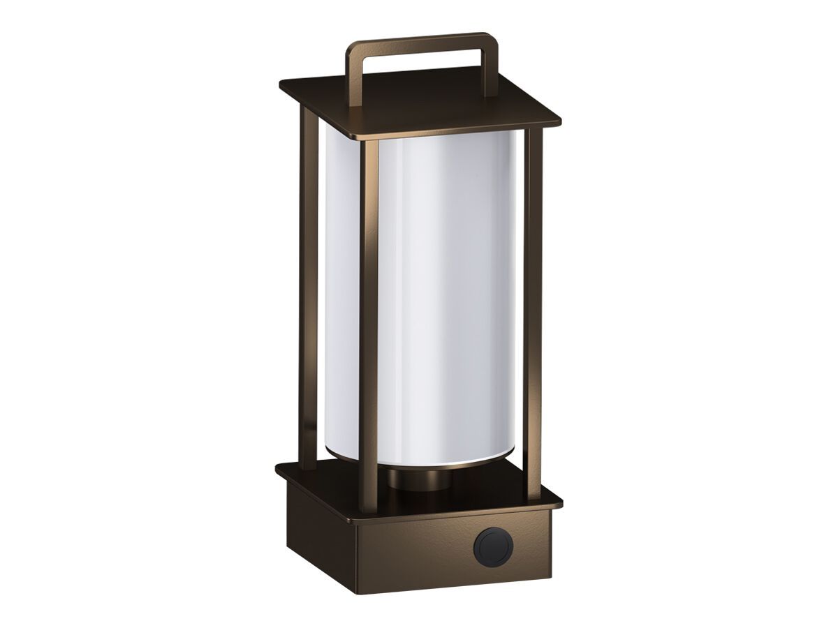 Настольная лампа с батарейным питанием из метакрилата и металла Ghidini Lighting Фиби ARCH-00143555