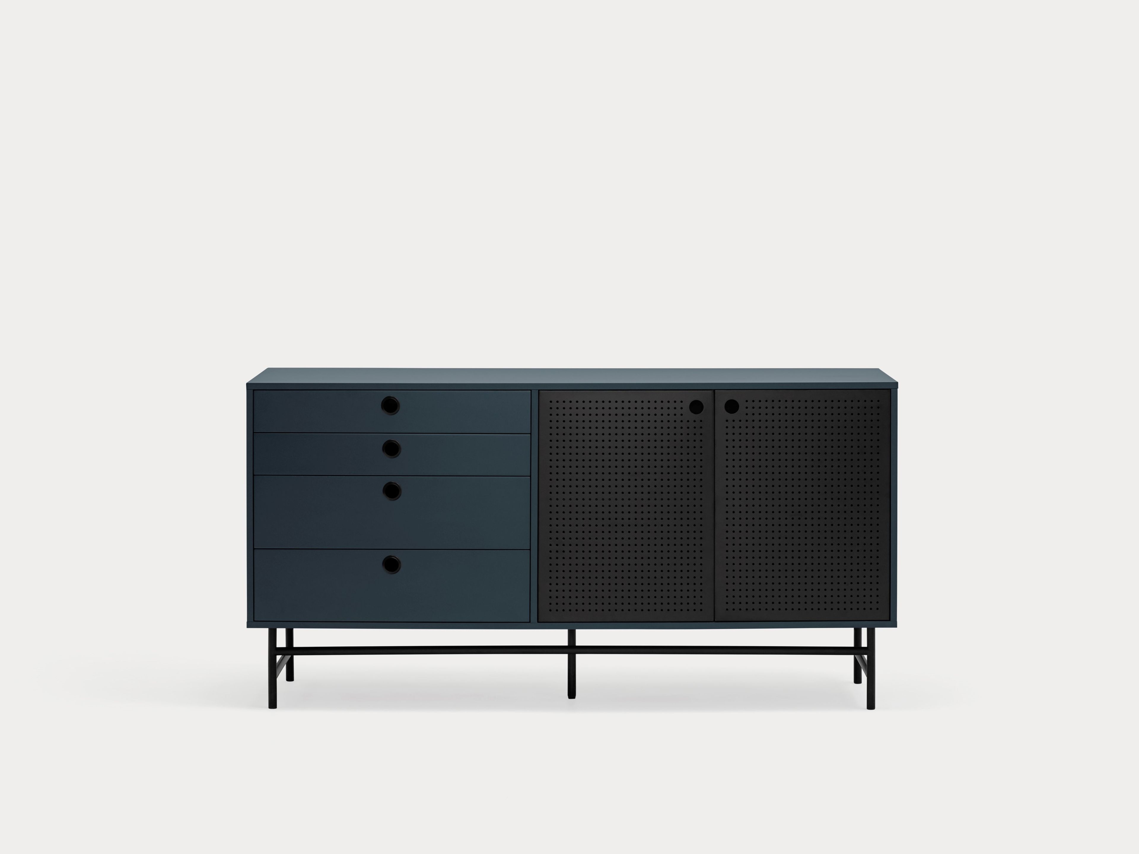 Шкаф из МДФ с распашными дверцами и ящиками TEULAT точка ARCH-00015987