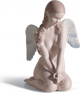 10669090 LLADRO Фигурка Lladro "Красивый ангел" 20x14см Фарфор