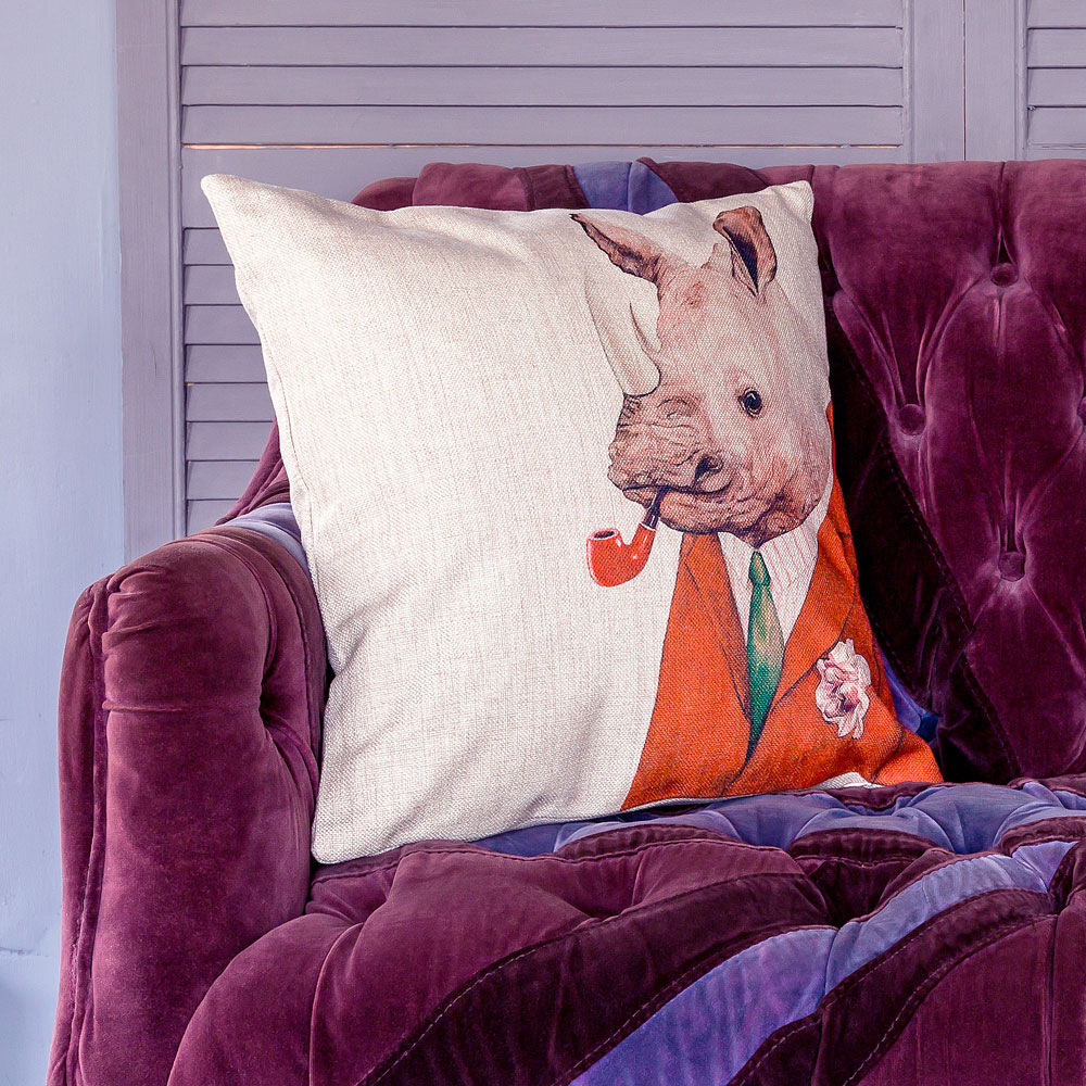 2719009 Декоративная подушка «Мистер Носорог» Object Desire  - Вид №1