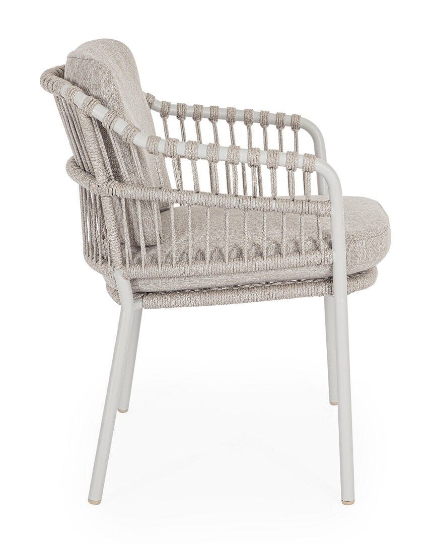 Веревочный садовый стул со встроенной подушкой BIZZOTTO Talaia ARCH-00090706 - Вид №9