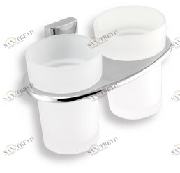 Двойной держатель стакана Novaservis Metalia 12 0257.0 хром 02570
