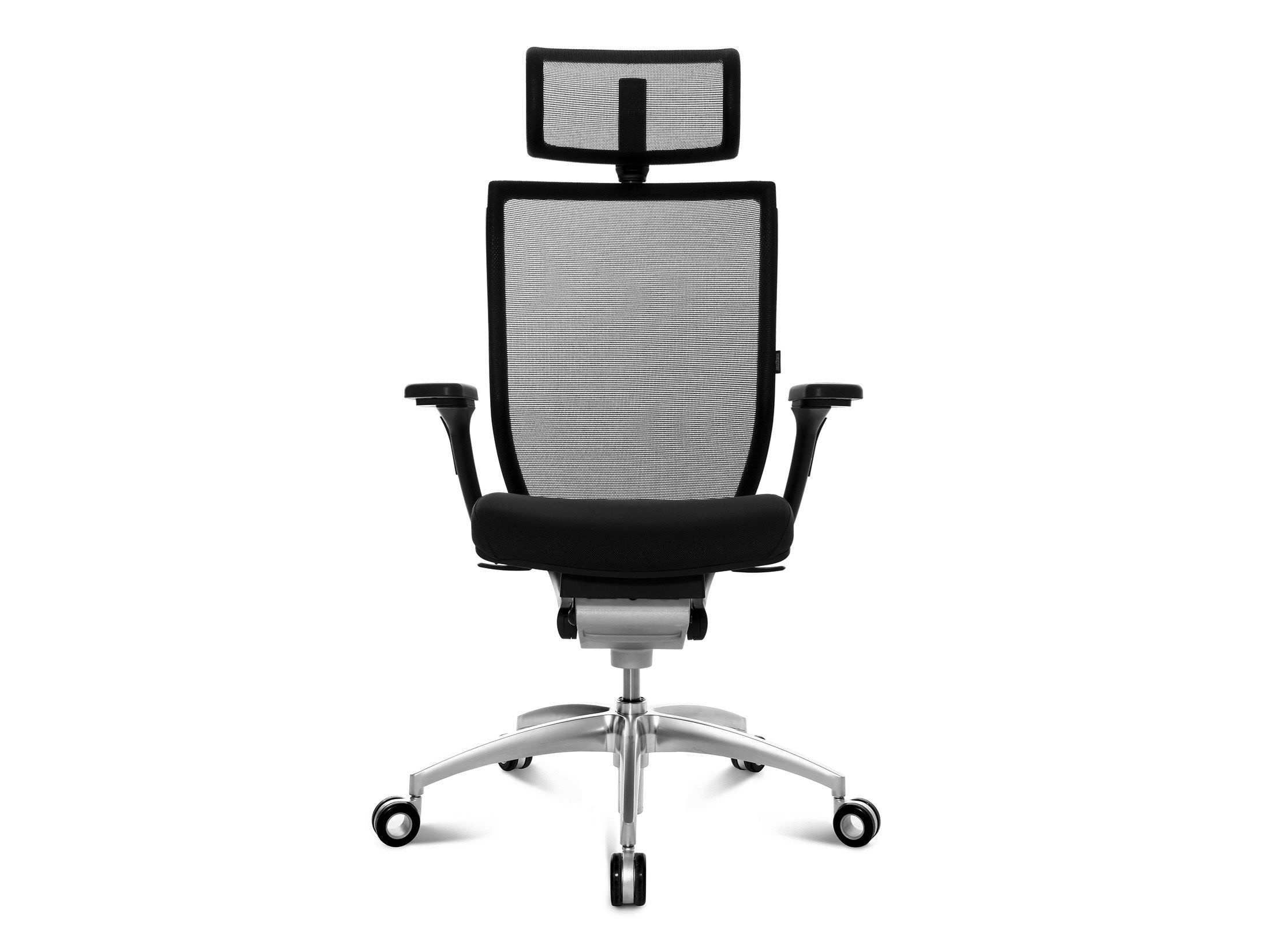 Сетчатое вращающееся офисное кресло с подголовником Wagner ARCH-00015583 - Вид №2