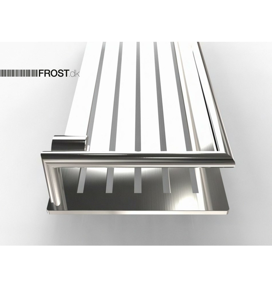 FROST Душевая полка 1, 20см » матовая. Нержавеющая сталь Матовый N1937  - Вид №1