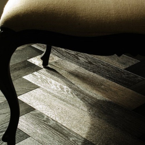 Паркет Ёлка Solidfloor New classic Лувр Дуб Натур с брашью (Текстурированная) 610х122 мм 1126206 - Вид №3