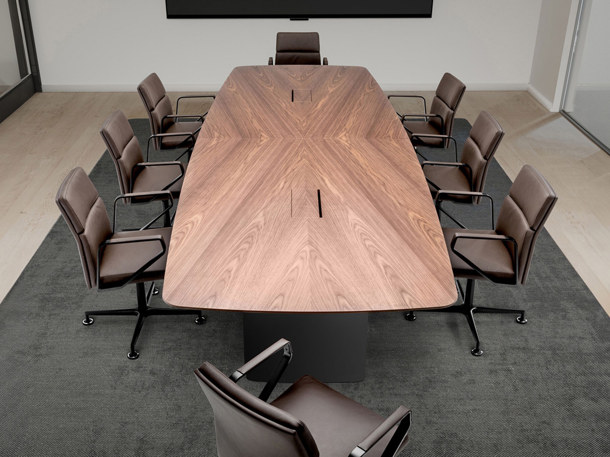 Стол для конференций из шпона Spiegels x. air ARCH-00030444 - Вид №3