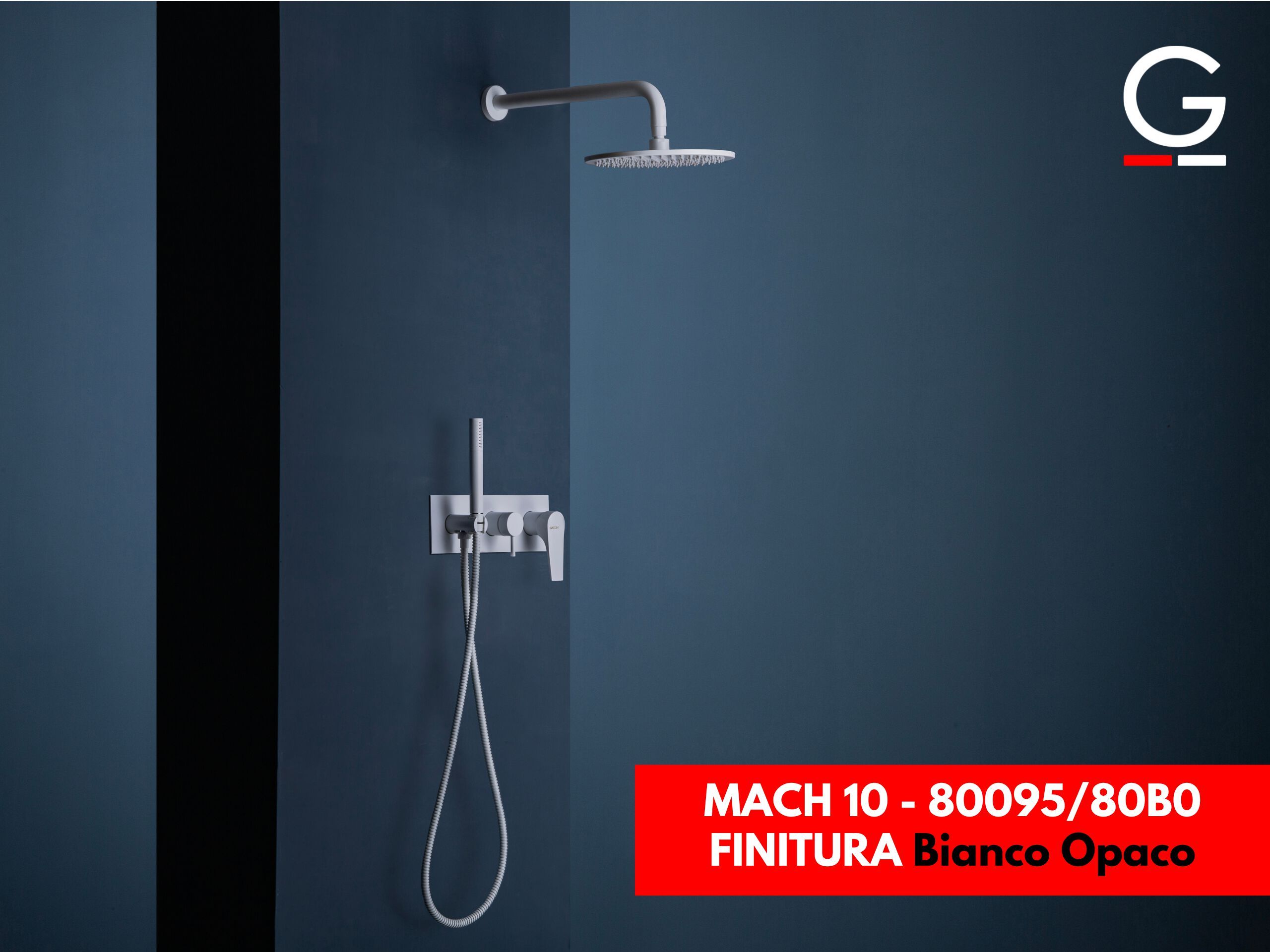 Встраиваемый смеситель для душа с душем GATTONI Mach 10 ARCH-00117859