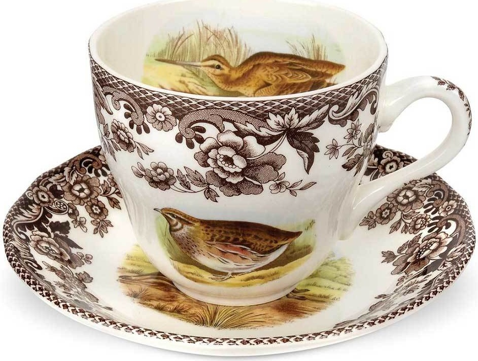 10569960 Spode Чашка чайная с блюдцем Spode Английские охотничьи мотивы 200мл Фаянс 