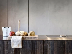 TM Italia Cucine Кухня из ели и стали с островом D90